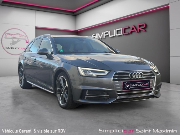 Audi a4 avant 2.0 tdi ultra 150 s tronic 7 s line occasion simplicicar st-maximin simplicicar simplicibike france