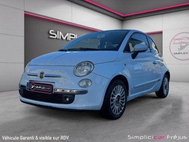 Fiat 500 1.2 8v 69 ch lounge occasion simplicicar frejus  simplicicar simplicibike france