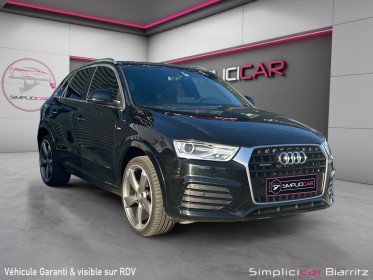 Audi q3 q3 2.0 tdi 184 ch s tronic 7 quattro s line occasion simplicicar biarritz  simplicicar simplicibike france