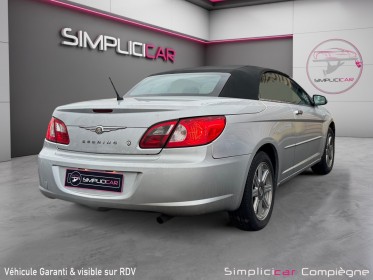 Chrysler sebring cabriolet 2.0 crd limited capote en toile - système audio - sièges chauffants - gobelet chauffant /......