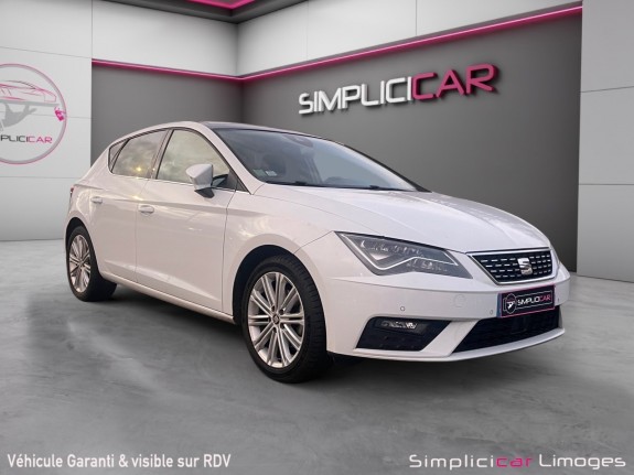 Seat leon 2.0 tdi 150 start/stop dsg6 xcellence occasion simplicicar limoges  simplicicar simplicibike france