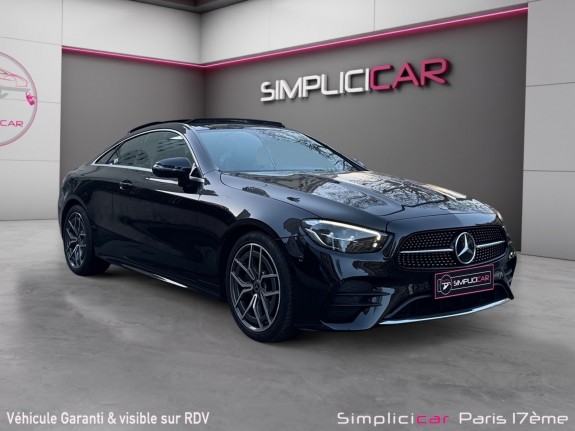 Mercedes classe e coupe 220 d 9g-tronic 4-matic amg line / full entretien mercedes / toit ouvrant / carplay / siÈges......