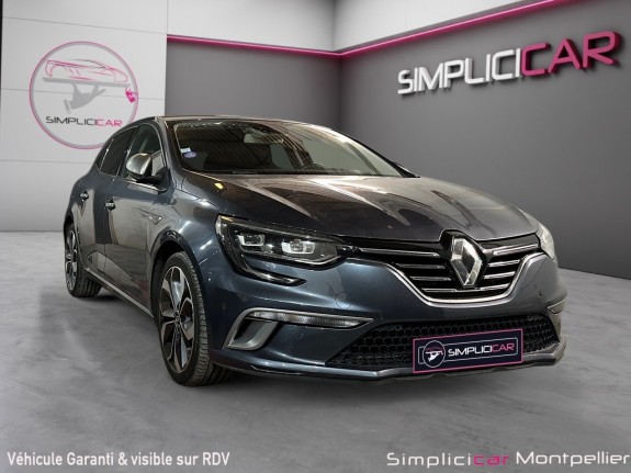 Renault megane iv berline tce 160 fap gt-line entretien renault camera de recul carplay park assist occasion montpellier (34)...