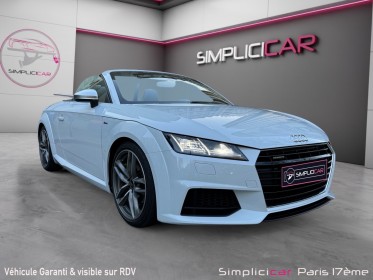 Audi tt roadster 2.0 tfsi 230 quattro s line/ chauffage de nuque/ siège chauffant/ garantie 12 mois occasion paris 17ème...