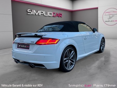 Audi tt roadster 2.0 tfsi 230 quattro s line/ chauffage de nuque/ siège chauffant/ garantie 12 mois occasion paris 17ème...