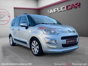 Citroen c3 picasso e-hdi 90 exclusive bmp6 - caméra de recul, clim, gps - garantie 12 mois occasion simplicicar perpignan ...