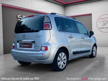 Citroen c3 picasso e-hdi 90 exclusive bmp6 - caméra de recul, clim, gps - garantie 12 mois occasion simplicicar perpignan ...