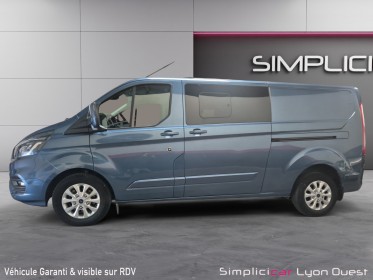 Ford transit custom cabine approfondie 320 l2h1 2.0 ecoblue 185 bva limited - garantie 12 mois occasion simplicicar lyon...