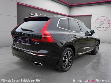 Volvo xc60 d4 adblue 190 ch geartronic 8 inscription, carplay, occasion simplicicar rennes simplicicar simplicibike france