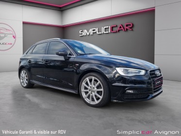 Audi a3 sportback 2.0 tdi 184 ambition luxe sline extérieur boite 6 camera xenon cuir aucun frais a prevoir occasion avignon...