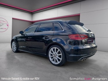 Audi a3 sportback 2.0 tdi 184 ambition luxe sline extérieur boite 6 camera xenon cuir aucun frais a prevoir occasion avignon...