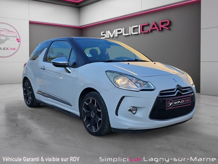 Citroen ds3 1.6 thp 155 sport chic occasion simplicicar lagny  simplicicar simplicibike france