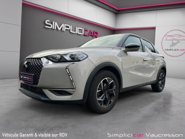 Ds ds3 crossback puretech 130 eat8 connected chic occasion simplicicar vaucresson simplicicar simplicibike france