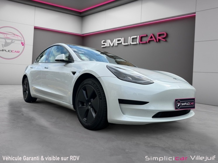 Tesla model 3 autonomie standard plus rwd 1 ère main garantie constructeur 24 mois sièges electriques gps bluetooh occasion...