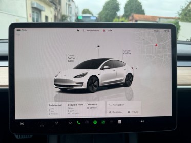 Tesla model 3 autonomie standard plus rwd 1 ère main garantie constructeur 24 mois sièges electriques gps bluetooh occasion...