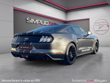 Ford mustang fastback v8 5.0 bva10 gt garantie 12 mois 1ère main occasion simplicicar royan simplicicar simplicibike france