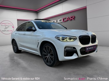 Bmw x4 g02 m40d 326ch bva8 volant chauffant/ toit ouvrant/ affichage tête haute/ harman kardon/ caméra 360/ garantie 12...