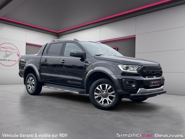 Ford ranger double cabine 2.0 ecoblue 213 bv10 wildtrak full options garantie 12mois occasion parc voitures beauvais...