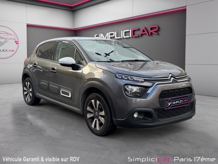 Citroen c3 c3 puretech 83 ss bvm5 shine / garantie 12 mois / carplay / camÉra de recul occasion paris 17ème (75)(porte...