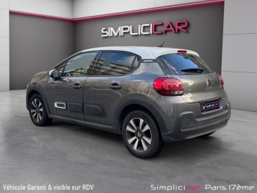 Citroen c3 c3 puretech 83 ss bvm5 shine / garantie 12 mois / carplay / camÉra de recul occasion paris 17ème (75)(porte...