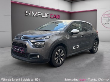 Citroen c3 c3 puretech 83 ss bvm5 shine / garantie 12 mois / carplay / camÉra de recul occasion paris 17ème (75)(porte...