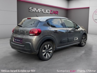 Citroen c3 c3 puretech 83 ss bvm5 shine / garantie 12 mois / carplay / camÉra de recul occasion paris 17ème (75)(porte...