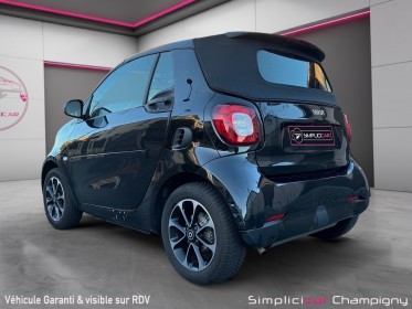 Smart fortwo cabrio 90 ch ss ba6 passion - cabriolet - boite automatique - carplay - caméra de recul - occasion...