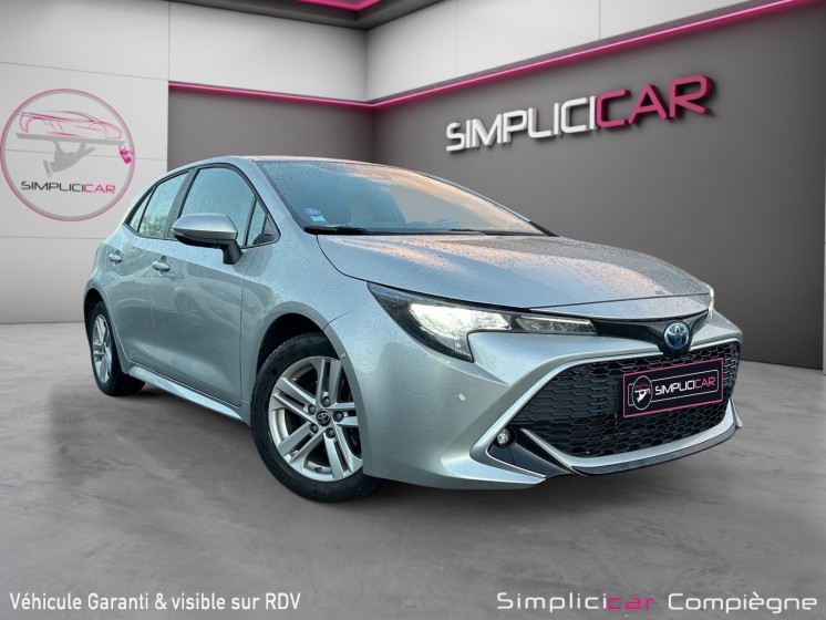 Toyota corolla hybride my22 active 122h - boite auto - premiere main - faible km - occasion simplicicar compiegne simplicicar...