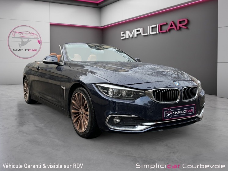 Bmw serie 4 coupe f32 lci 420d xdrive 190 ch luxury entretien full bmw garantie 12 mois occasion simplicicar courbevoie...