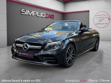 Mercedes classe c cabriolet 43 amg 9g-tct speedshift 4matic garantie 12 mois-burmester-camera 360-angle mort-sieges......