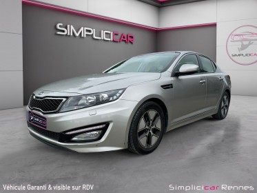 Kia optima hybrid non rechargeable 2.0 150ch - historique complet - full equipé occasion simplicicar rennes simplicicar...