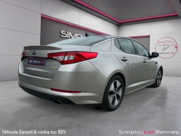 Kia optima hybrid non rechargeable 2.0 150ch - historique complet - full equipé occasion simplicicar rennes simplicicar...