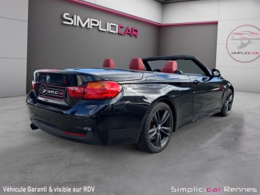 Bmw serie 4 cabriolet f33 m sport 435d xdrive 313 ch - historique complet - siege chauffant - nuque chauffant - affichage......