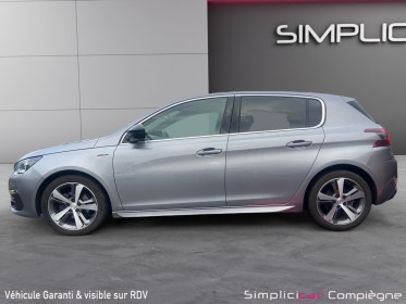 Peugeot 308 130ch ss bvm6 gt line - carplay - camera 360 - line assist - toit pano occasion simplicicar compiegne simplicicar...