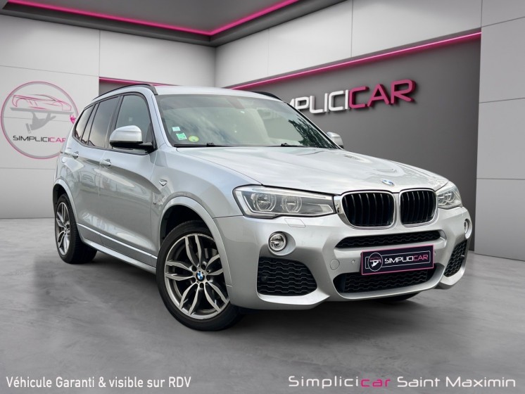 Bmw x3 f25 lci xdrive20d 190ch m sport a / full entretien bmw occasion simplicicar st-maximin simplicicar simplicibike france