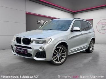 Bmw x3 f25 lci xdrive20d 190ch m sport a / full entretien bmw occasion simplicicar st-maximin simplicicar simplicibike france