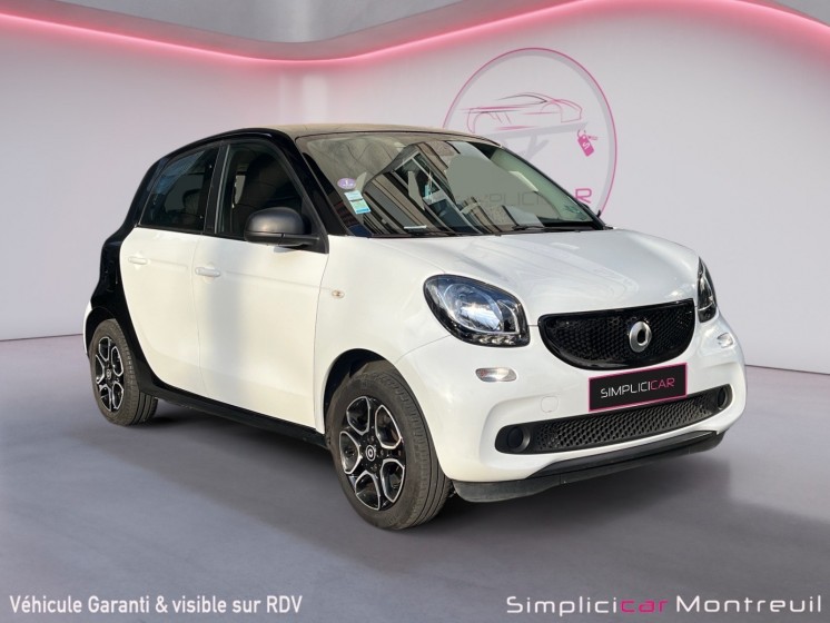 Smart forfour 1.0 71 ch ss ba6 passion  garantie 12 mois occasion montreuil (porte de vincennes)(75) simplicicar simplicibike...