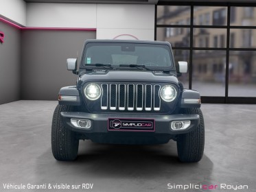 Jeep wrangler unlimited 2,0 turbo 272 ch 4x4 bva 8 rapports overland révisé  garanti 12 mois occasion simplicicar royan...