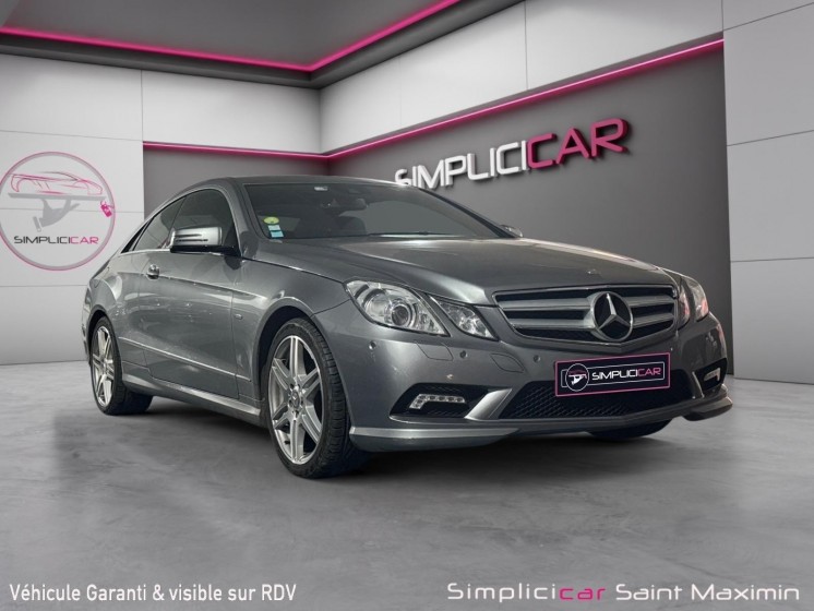 Mercedes classe e coupe 350 cdi blueefficiency executive a occasion simplicicar st-maximin simplicicar simplicibike france