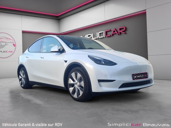 Tesla model y  attelage - grande autonomie dual motor awd  feux matrix occasion parc voitures beauvais simplicicar...