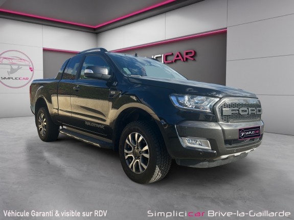 Ford ranger super cabine 3.2 tdci 200 stopstart 4x4 wildtrak garantie 12 mois occasion simplicicar brive la gaillarde ...