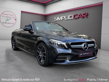 Mercedes classe c cabriolet 43 amg 9g-tct speedshift 4matic garantie 12 mois-burmester-camera 360-angle mort-sieges......