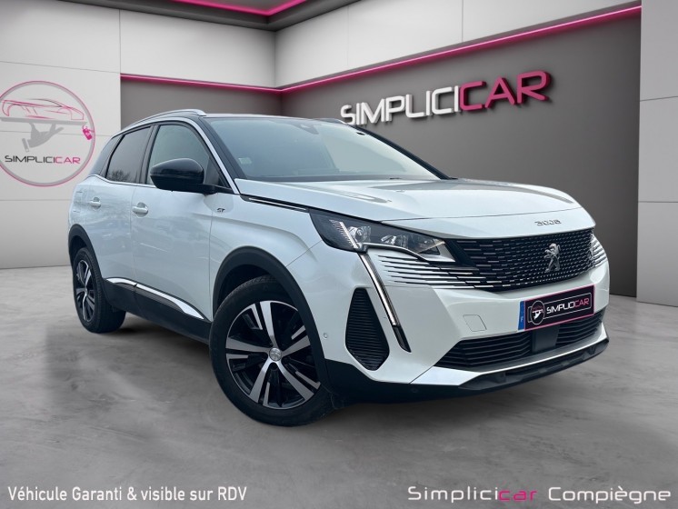 Peugeot 3008 gt 130ch boite auto - full - faible km - garantie 12 mois occasion simplicicar compiegne simplicicar...