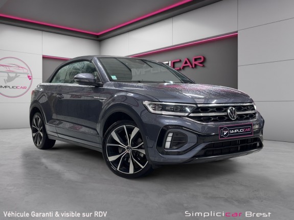 Volkswagen t-roc cabriolet 1.5 tsi evo 150 dsg7 r-line etat neuf occasion simplicicar brest simplicicar simplicibike france