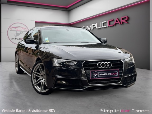 Audi a5 sportback v6 3.0 tdi 245 clean diesel s line quattro s tronic 7 occasion cannes (06) simplicicar simplicibike france