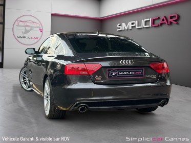 Audi a5 sportback v6 3.0 tdi 245 clean diesel s line quattro s tronic 7 occasion cannes (06) simplicicar simplicibike france