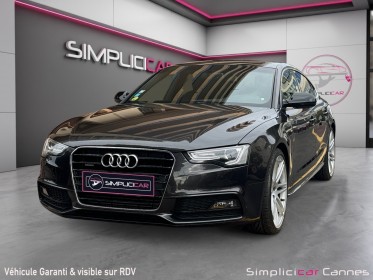 Audi a5 sportback v6 3.0 tdi 245 clean diesel s line quattro s tronic 7 occasion cannes (06) simplicicar simplicibike france