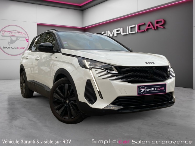 Peugeot 3008 puretech 130ch ss eat8 gt pack/camera/radar av ar/sièges chauffants/carplay/pack black occasion simplicicar...