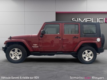 Jeep wrangler 2.8 crd 177 ch bva unlimited sahara révisé  garanti 12 mois occasion simplicicar royan simplicicar...