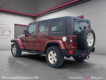 Jeep wrangler 2.8 crd 177 ch bva unlimited sahara révisé  garanti 12 mois occasion simplicicar royan simplicicar...